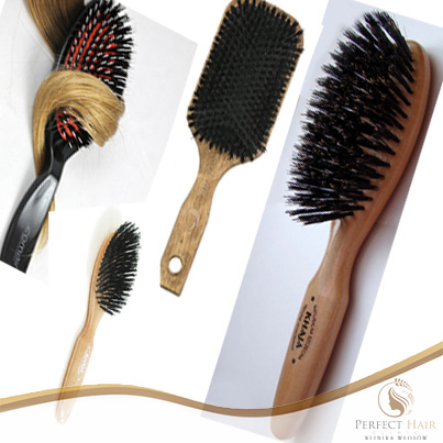 Szczotka z naturalnego włosia – dlaczego warto jej używać do włosów własnych i zagęszczonych… ?